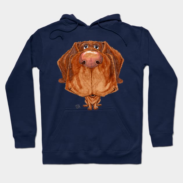 Chocolate Lab Dog Hoodie by obillwon